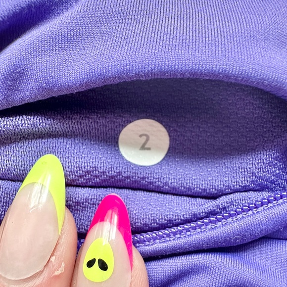 Lululemon Pleat To Street Skirt II Iris Flower Purple Sz 2 Pleated Tennis Sport - Picture 6 of 8